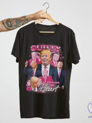 Donald Pump T Shirt Guilty Of Stealing My Heart Shirt Donald Pump Shirt riracha 4