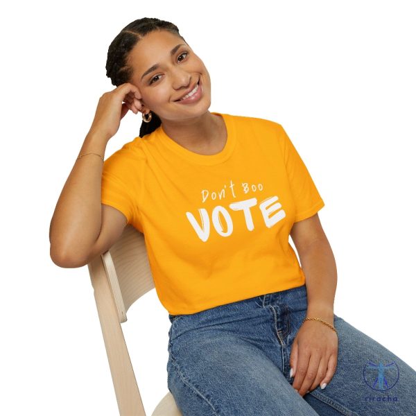 Dont Boo Vote Unisex Softstyle Tshirt Dont Boo Vote Shirt riracha 1