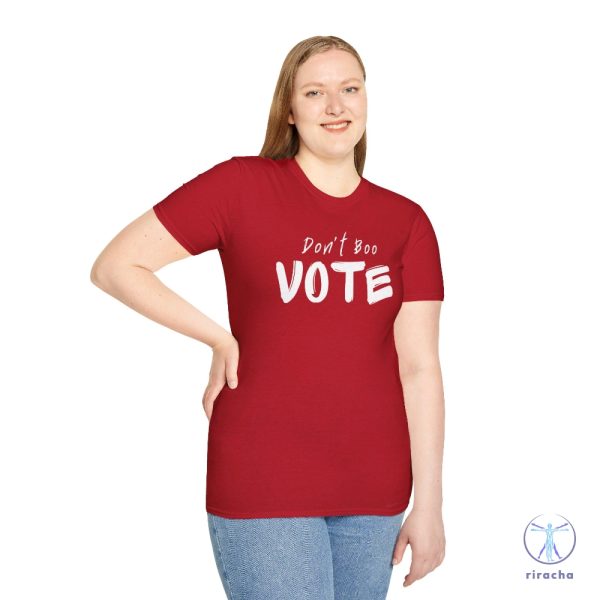 Dont Boo Vote Unisex Softstyle Tshirt Dont Boo Vote Shirt riracha 5