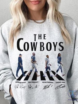 Cowboys Walking Abbey Road Football Shirt Mike Mccarthy Dak Prescott Dallas Cowboys Jersey riracha 3