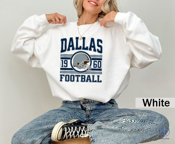 Vintage Dallas Football Sweatshirt Tshirt And Hoodie Trendy Dallas Football Fan Gift Dallas Cowboys Jersey riracha 2