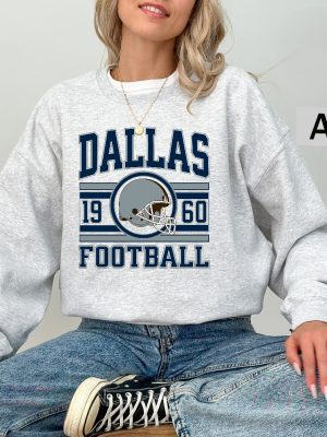 Vintage Dallas Football Sweatshirt Tshirt And Hoodie Trendy Dallas Football Fan Gift Dallas Cowboys Jersey riracha 4