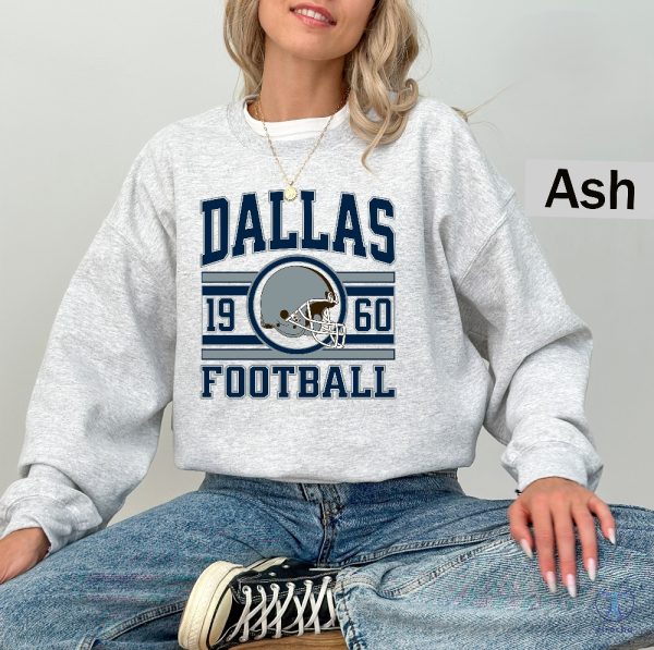 Vintage Dallas Football Sweatshirt Tshirt And Hoodie Trendy Dallas Football Fan Gift Dallas Cowboys Jersey riracha 4