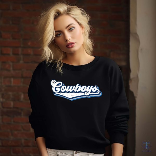 Dallas Football Sweatshirt Vintage Dallas Sweatshirt Dallas Fan Crewneck Shirt Dallas Cowboys Jersey riracha 1