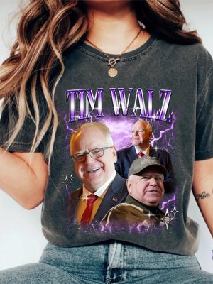 Tim Walz Shirt Tim Walz Vintage Shirt Tim Walz Retro 90S Tshirt Tim Walz Flannel Shirt riracha 3