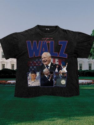 Tim Walz Shirt Tim Walz Vintage Shirt Tim Walz Retro 90S Tshirt Tim Walz Flannel Shirt riracha 4