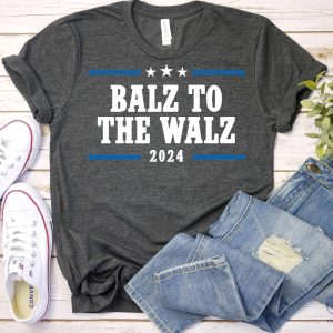 Balz To The Walz Harris Walz 2024 Tshirt Walz Tshirt Democrat Shirt Tim Walz Flannel Shirt riracha 2