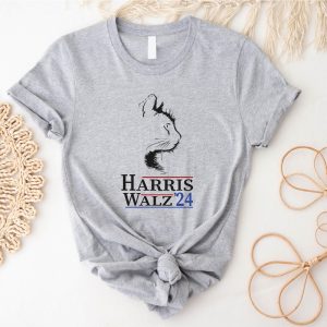 Harris Walz 2024 Cat Shirt Kamala Harris Tim Walz Kamala Harris Tee Tim Walz Flannel Shirt riracha 3