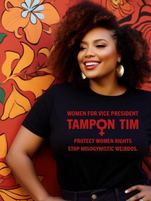 Tampon Tim Crewneck Tee Shirt Women For Vice President Tim Walz Shirt Tim Walz Flannel Shirt riracha 3