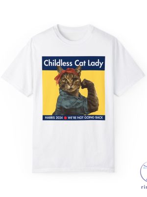 Childless Cat Lady Shirt Harris 2024 T Shirt Kamala Harris Tshirt Childless Cat Lady Shirt riracha 3