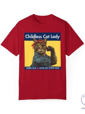 Childless Cat Lady Shirt Harris 2024 T Shirt Kamala Harris Tshirt Childless Cat Lady Shirt riracha 4