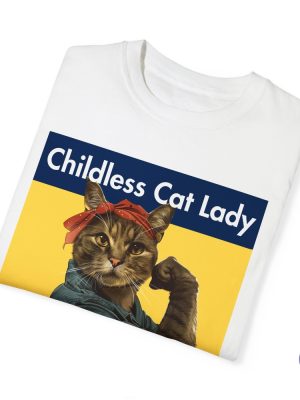 Childless Cat Lady Shirt Harris 2024 T Shirt Kamala Harris Tshirt Childless Cat Lady Shirt riracha 6