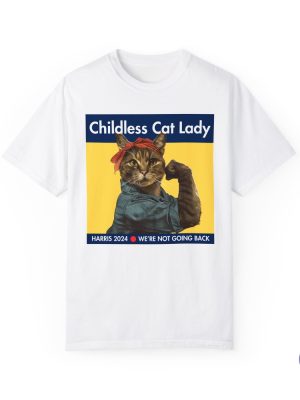 Childless Cat Lady Shirt Harris 2024 T Shirt Kamala Harris Tshirt Childless Cat Lady Shirt riracha 7