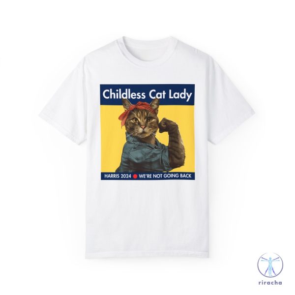 Childless Cat Lady Shirt Harris 2024 T Shirt Kamala Harris Tshirt Childless Cat Lady Shirt riracha 7