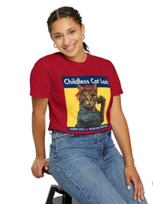 Childless Cat Lady Shirt Harris 2024 T Shirt Kamala Harris Tshirt Childless Cat Lady Shirt riracha 9