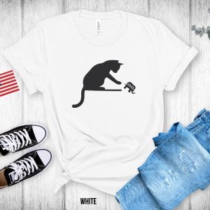 2024 Election Cat T Shirt Political Satire Tee Childless Cat Lady Shirt Funny Election Shirt riracha 2