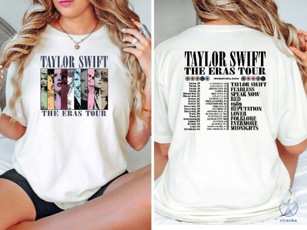 Taylor Swift The Eras Tour Set List Taylor Swift The Eras Tour Taylors Version Shirt riracha 2