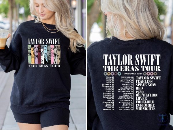 Taylor Swift The Eras Tour Set List Taylor Swift The Eras Tour Taylors Version Shirt riracha 4