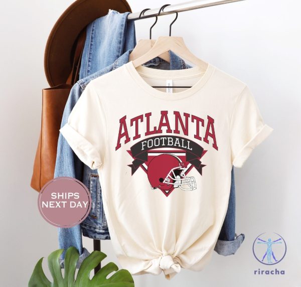 Retro Atlanta Football Shirt Vintage Atlanta Football Shirt Atlanta Football Women Shirt riracha 1