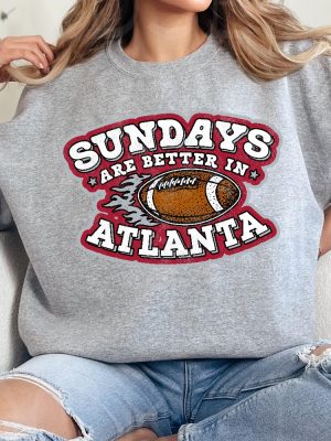 Vintage Sunday Are Better In Atlanta T Shirt Atlanta Falcons Shirt Ideal For Game Day riracha 2