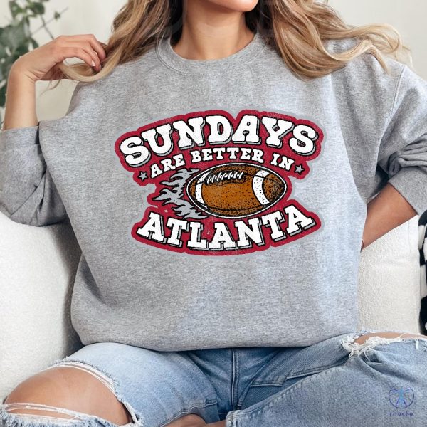 Vintage Sunday Are Better In Atlanta T Shirt Atlanta Falcons Shirt Ideal For Game Day riracha 2