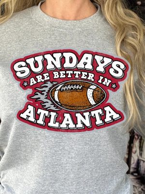 Vintage Sunday Are Better In Atlanta T Shirt Atlanta Falcons Shirt Ideal For Game Day riracha 3