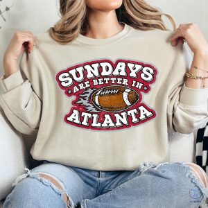 Vintage Sunday Are Better In Atlanta T Shirt Atlanta Falcons Shirt Ideal For Game Day riracha 4