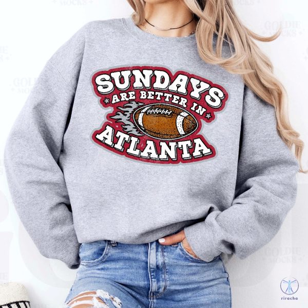 Vintage Sunday Are Better In Atlanta T Shirt Atlanta Falcons Shirt Ideal For Game Day riracha 5