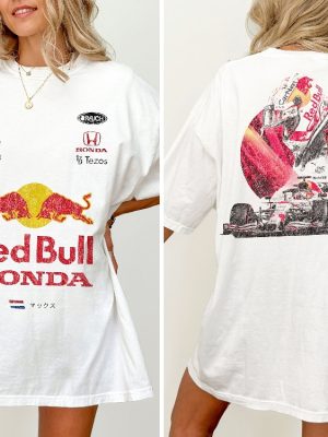 F1 Max Verstappen Red Bull Japan Vintage Shirt riracha 9