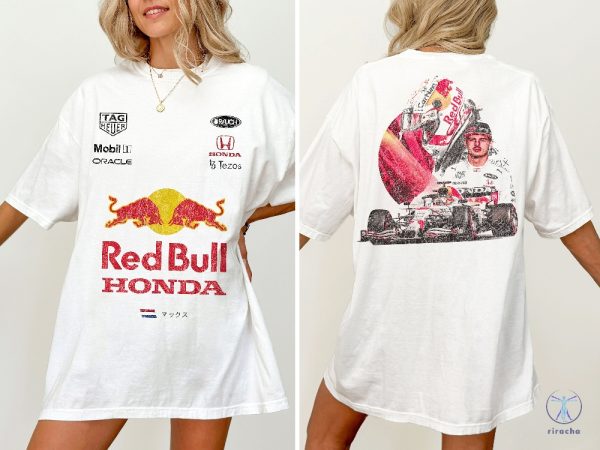 F1 Max Verstappen Red Bull Japan Vintage Shirt riracha 9