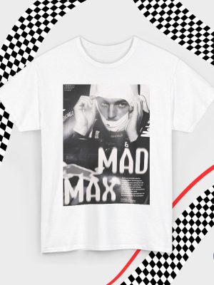 Max Verstappen Vintage Style F1 T Shirt Mad Max Formula One Tee Redbull Racing Gift Tee riracha 2