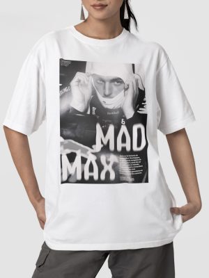 Max Verstappen Vintage Style F1 T Shirt Mad Max Formula One Tee Redbull Racing Gift Tee riracha 4