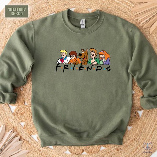 Vintage Friends Scooby Doo Sweatshirt Scooby Doo Best Day Ever Shirt riracha 9