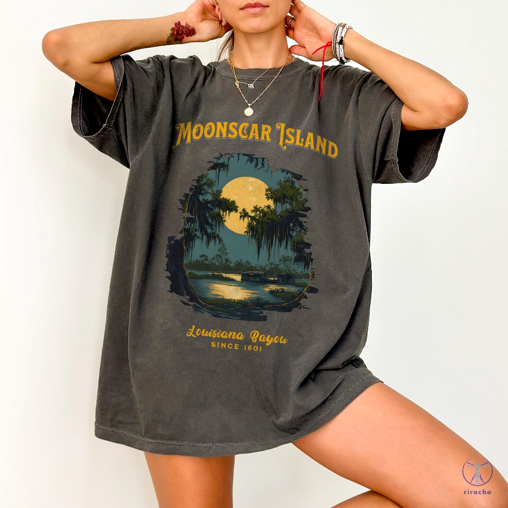 Moonscar Island Shirt Retro Moonscar Island T Shirt