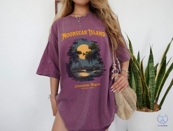 Moonscar Island Shirt Retro Moonscar Island T Shirt riracha 3