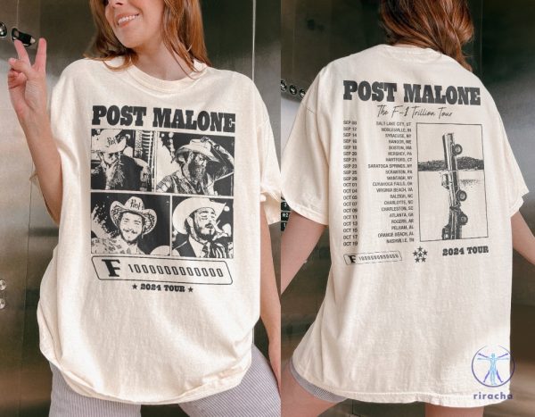 Vintage Post Malone Shirt Post Malone The F1 Trillion Album Shirt Post Malone F1 Trillion Album Shirt riracha 2