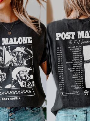 Vintage Post Malone Shirt Post Malone The F1 Trillion Album Shirt Post Malone F1 Trillion Album Shirt riracha 5