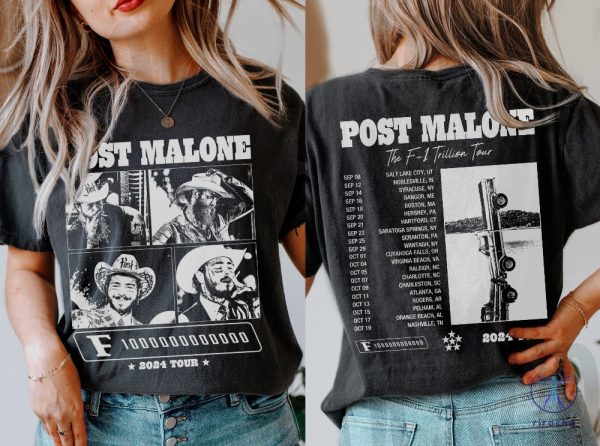 Vintage Post Malone Shirt Post Malone The F1 Trillion Album Shirt Post Malone F1 Trillion Album Shirt riracha 5