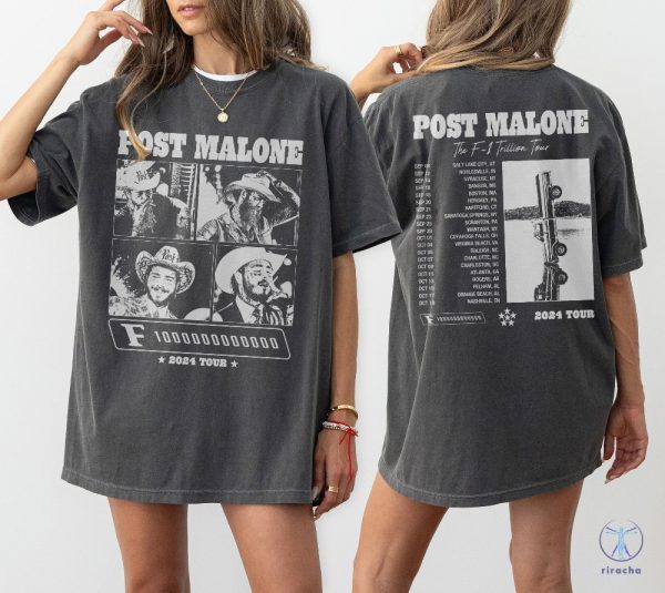 Vintage Post Malone Shirt Post Malone The F1 Trillion Album Shirt Post Malone F1 Trillion Album Shirt riracha 7