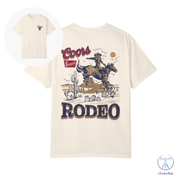 Coors Rodeo Cowboy Tshirt Coors Rodeo Hoodie Retro Coors Tee Coors Rodeo Shirt riracha 5