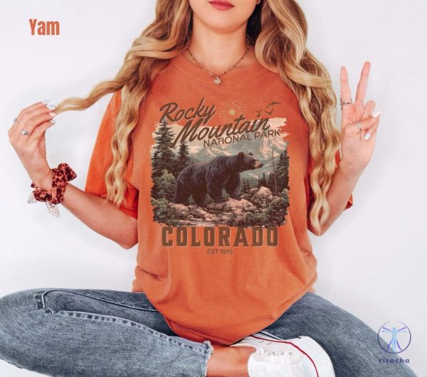 Rocky Mountain National Park Shirt Colorado Rockies T Shirt Colorado Rockies Shirt riracha 1