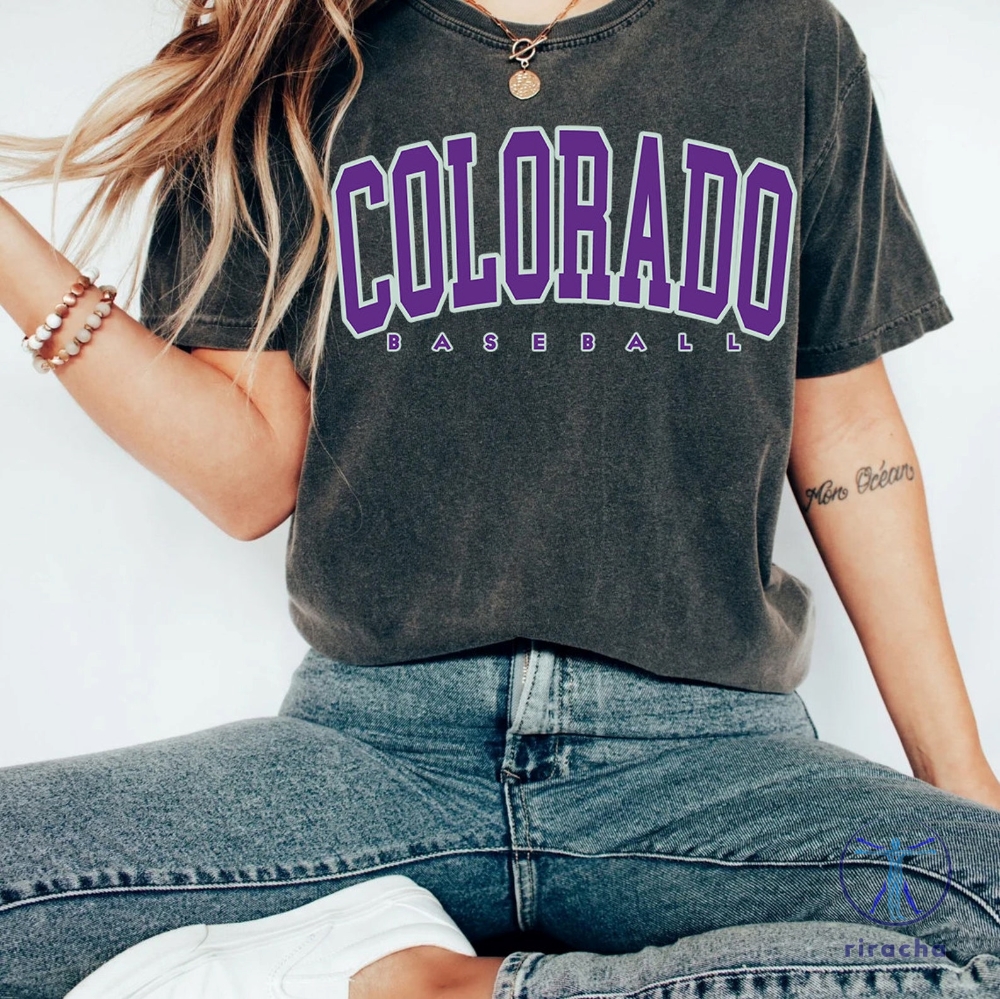 Colorado Baseball Shirt Colorado Baseball Sweatshirt Vintage Style Colorado Baseball Shirt Colorado Rockies Shirt