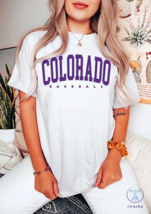 Colorado Baseball Shirt Colorado Baseball Sweatshirt Vintage Style Colorado Baseball Shirt Colorado Rockies Shirt riracha 4