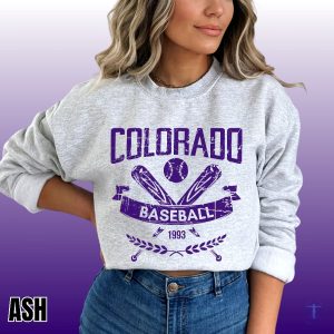 Vintage Style Colorado Baseball Apparel Colorado Rockies Shirt riracha 2