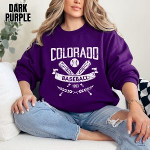 Vintage Style Colorado Baseball Apparel Colorado Rockies Shirt riracha 6