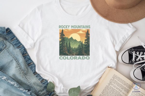 Colorado National Park Shirt Rocky Mountains T Shirt Colorado Graphic Shirt Colorado Rockies Shirt riracha 1