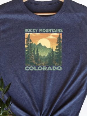 Colorado National Park Shirt Rocky Mountains T Shirt Colorado Graphic Shirt Colorado Rockies Shirt riracha 2