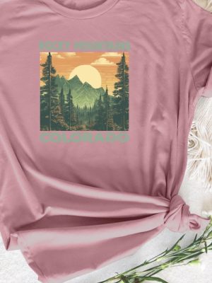 Colorado National Park Shirt Rocky Mountains T Shirt Colorado Graphic Shirt Colorado Rockies Shirt riracha 4