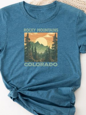 Colorado National Park Shirt Rocky Mountains T Shirt Colorado Graphic Shirt Colorado Rockies Shirt riracha 5