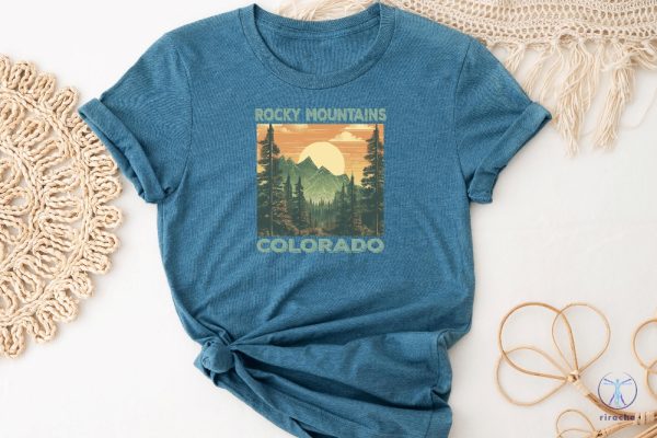 Colorado National Park Shirt Rocky Mountains T Shirt Colorado Graphic Shirt Colorado Rockies Shirt riracha 5